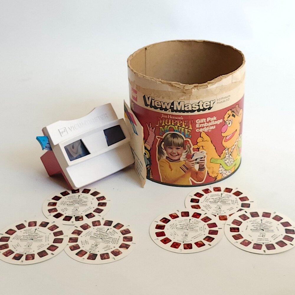 VINTAGE VIEW MASTER Jim Henson's The Muppet Movie Reel and Viewfinder Lot 1978